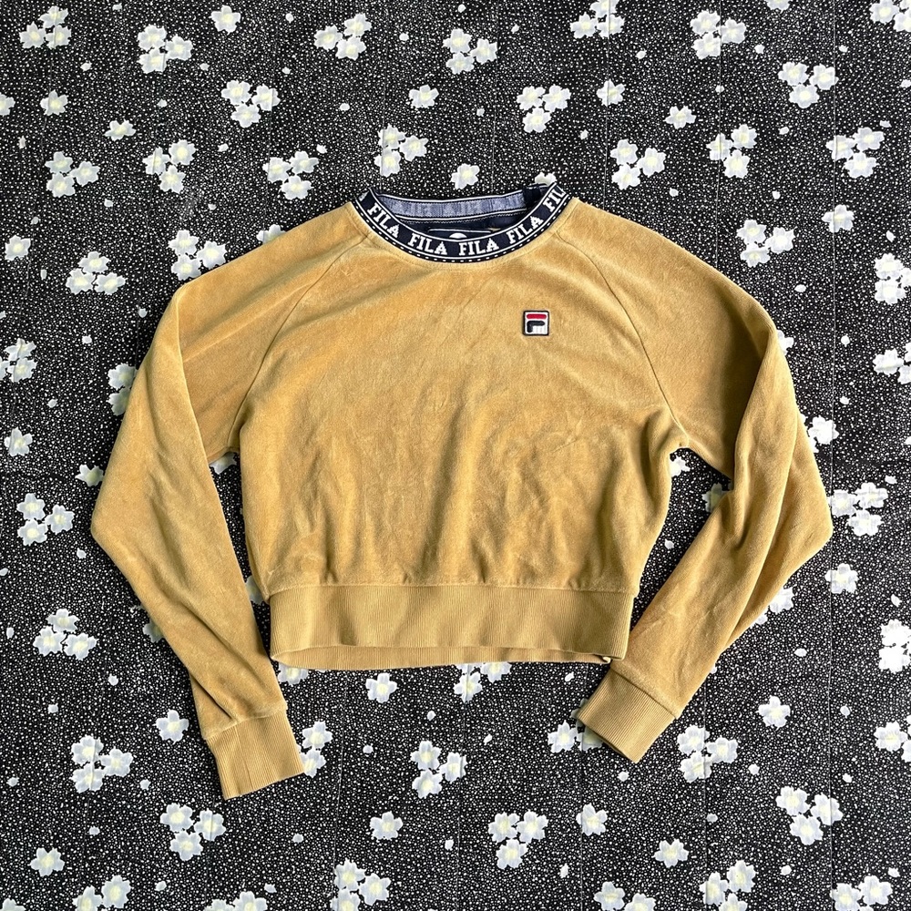 FILA velvet sweater